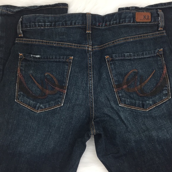X2 Quality Denim Jeans Size 6 Curvy W31 Bootcut - Picture 2 of 7
